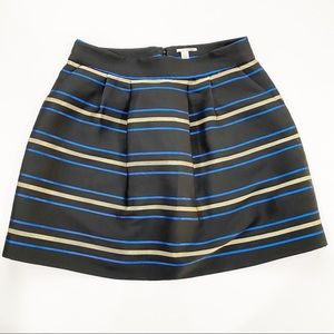 Halogen Striped Skater Full Skirt Size 10